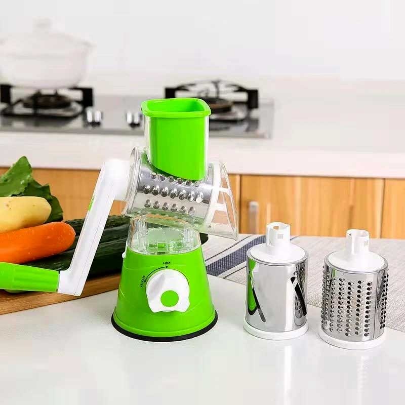 Table Top Drum Grater Manual Vegetable Cutter Slicer