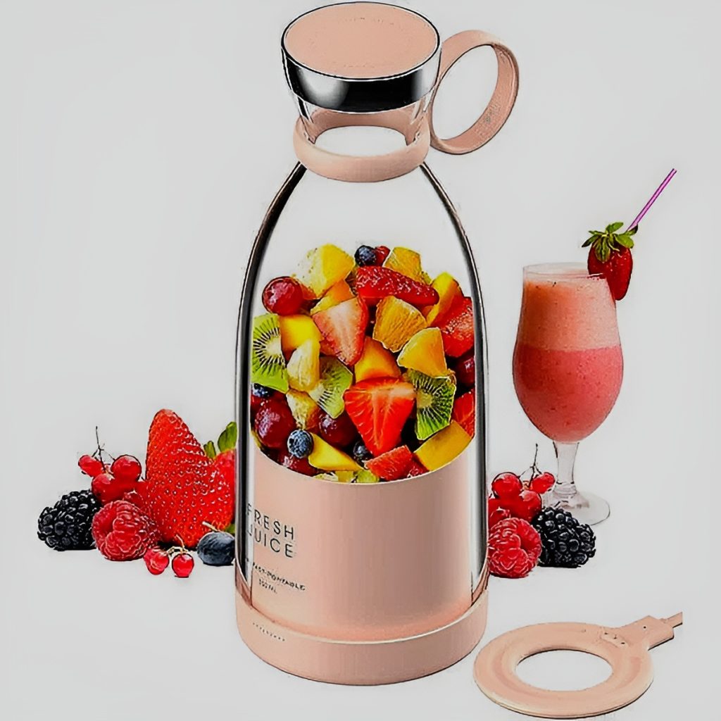 Mini Portable Blender Rechargeable Electric Fruit Juicer Mixers 420ML