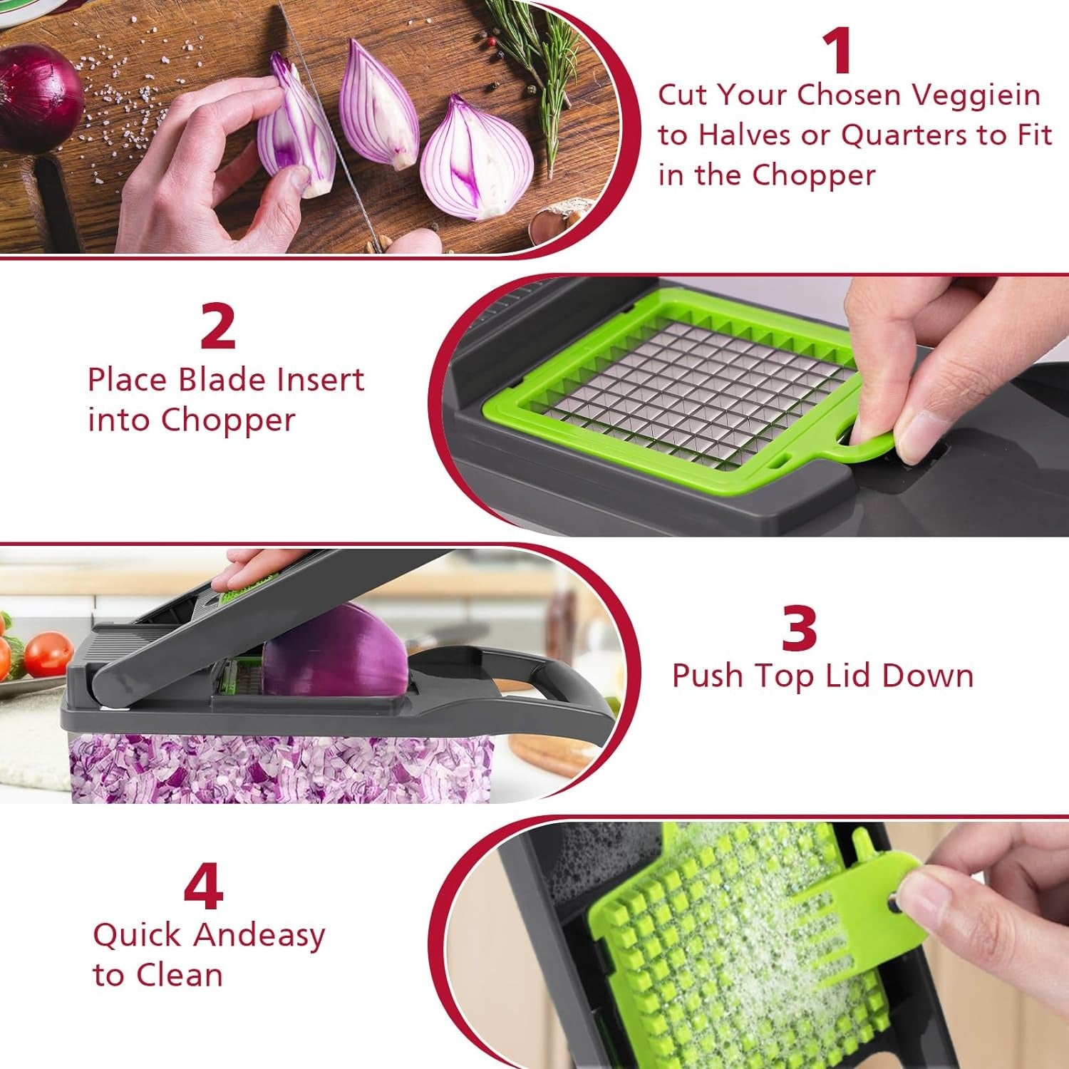 16-in-1 Multi functional Vegetable Cutter & Slicer
