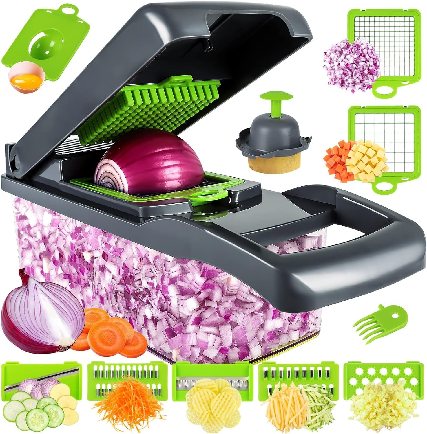 16-in-1 Multi functional Vegetable Cutter & Slicer