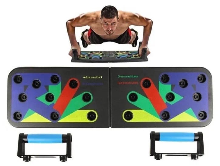 9in1 foldable push up board multi functional body building fitness