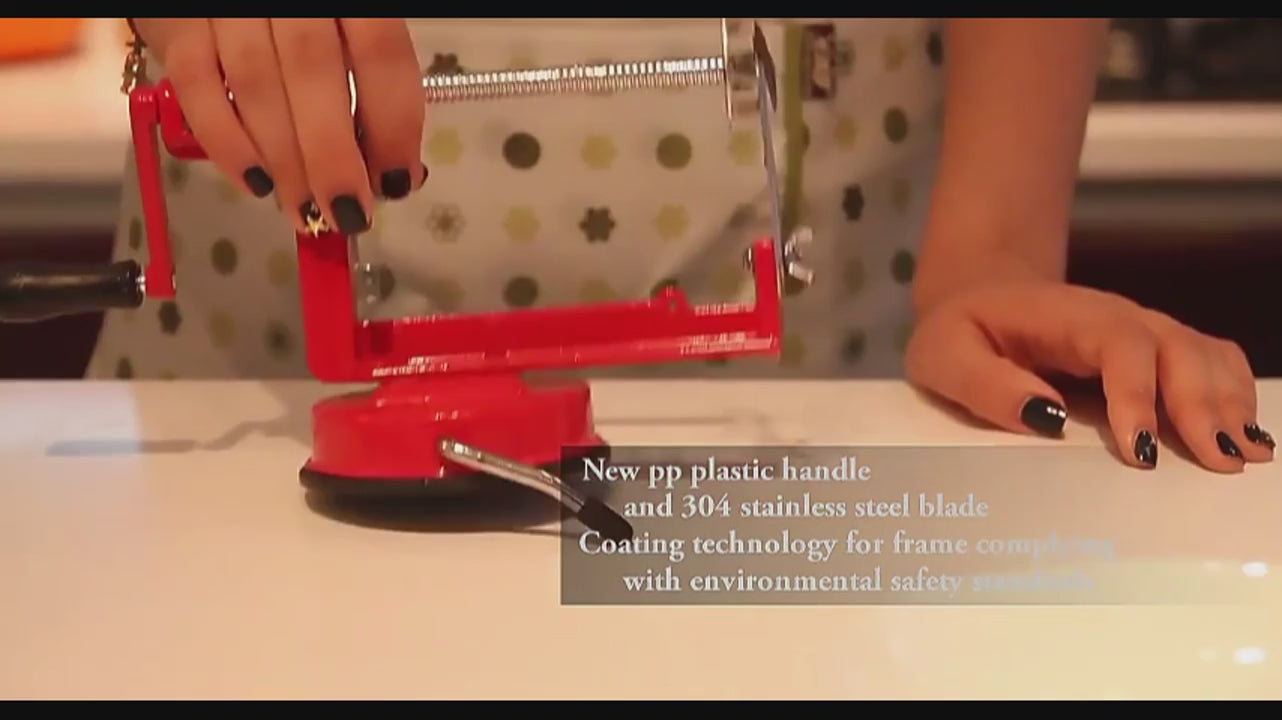 Manual Twisted Potato & Apple Spiral Slicer Stainless Steel